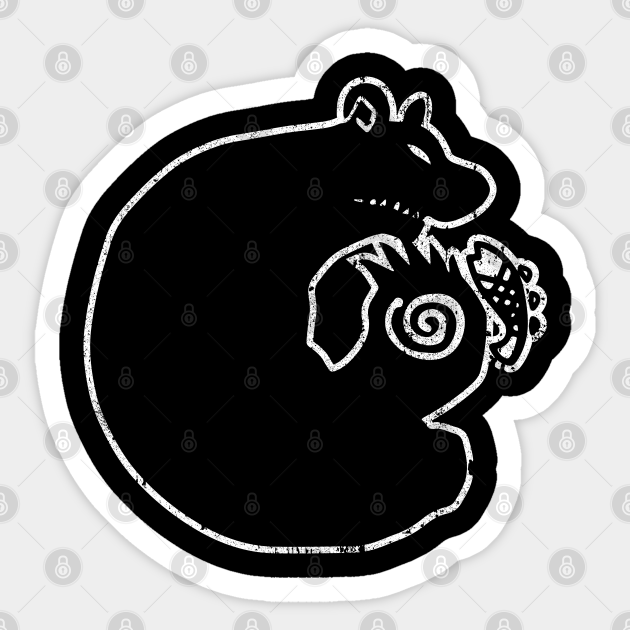 King (Grizzly's Sin of Sloth) Symbol - Seven Deadly Sins - Sticker